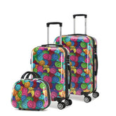 Juego de maletas con neceser HAPPY EMOJIS